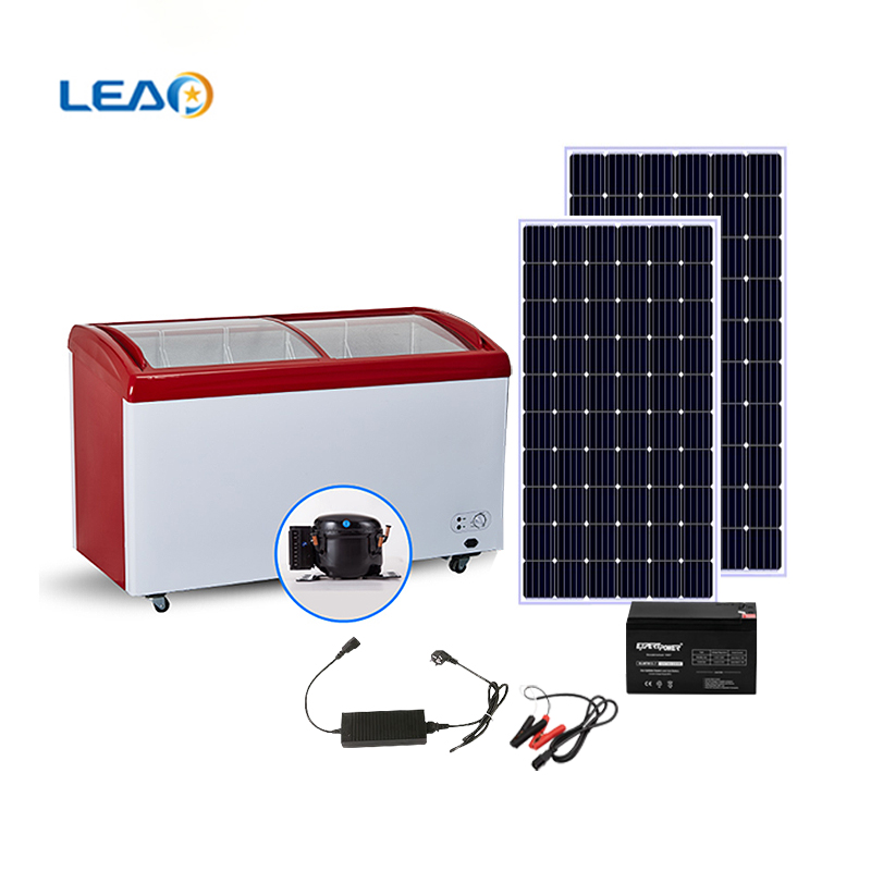Congélateur de crème glacée solaire DC12/24V